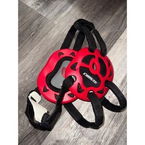 Brute Wrestling Headgear Red Black Adjustable 4-Strap Ear Guard Protective Gear